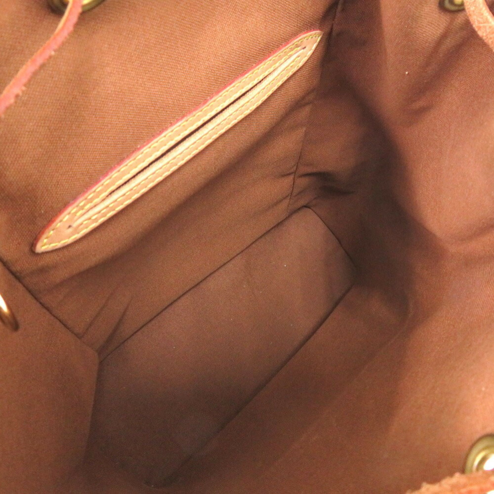 LOUIS VUITTON Authentic Brown Monogram Backpack - Picture 6 of 10